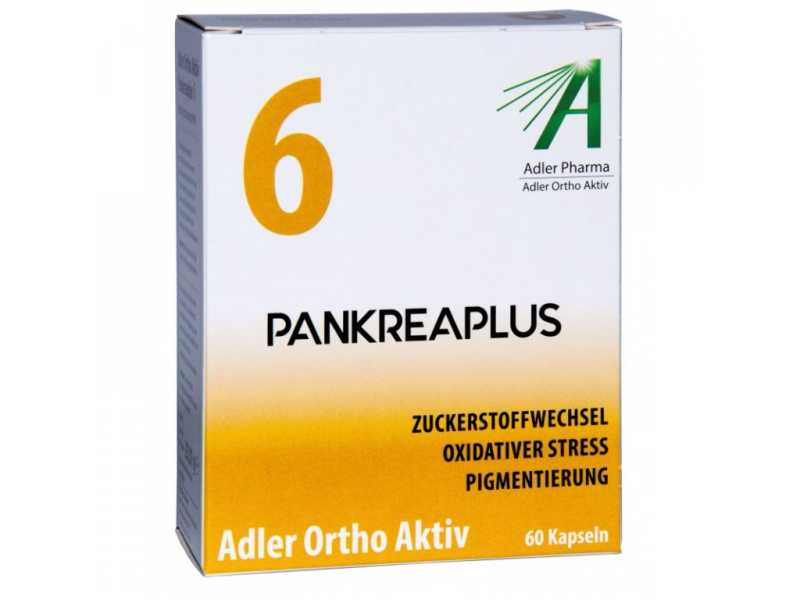 Adler Pharma Adler Ortho Aktiv Nr. 6 Pankreaplus, 60ks