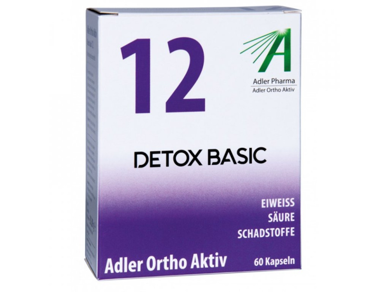 Adler Pharma Adler Ortho Aktiv Nr. 12 Detox Basic, 60ks