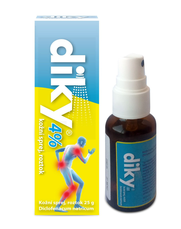 DIKY 4% Sprej v roztoku 25 g
