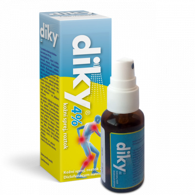DIKY 40MG/G Kožní sprej, roztok 25G