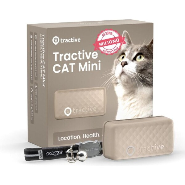 Tractive GPS CAT Mini Hnědá
