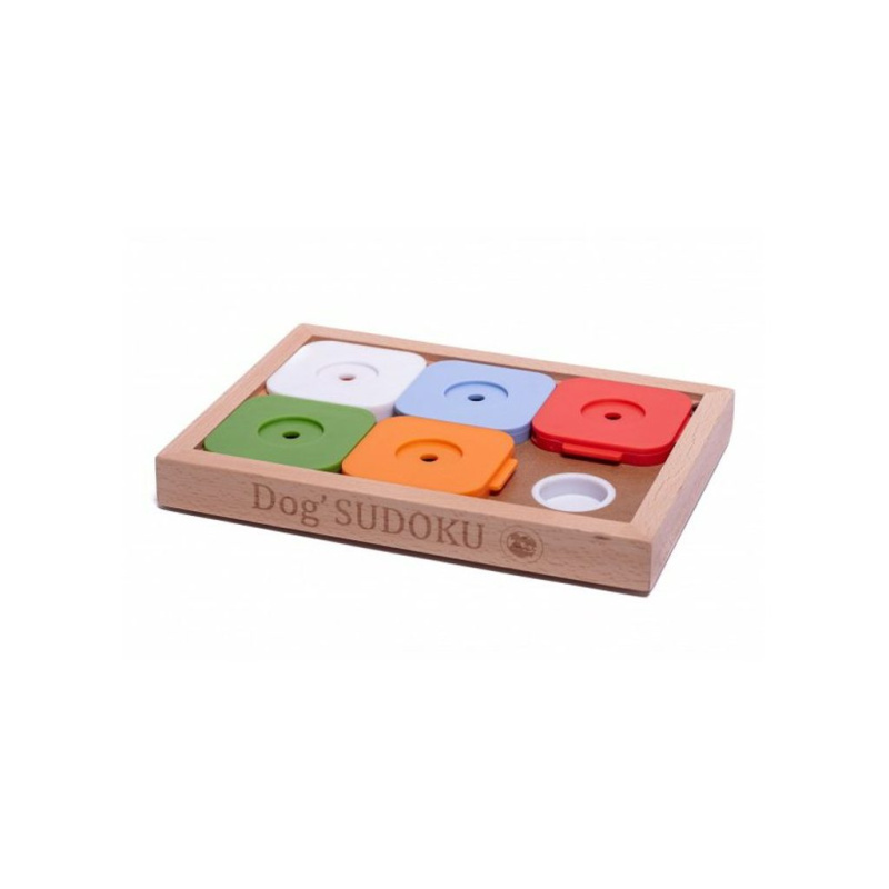 My intelligent pets Dřevěný hlavolam Sudoku Advanced Color od My Intelligent Dogs/obtížnost 2