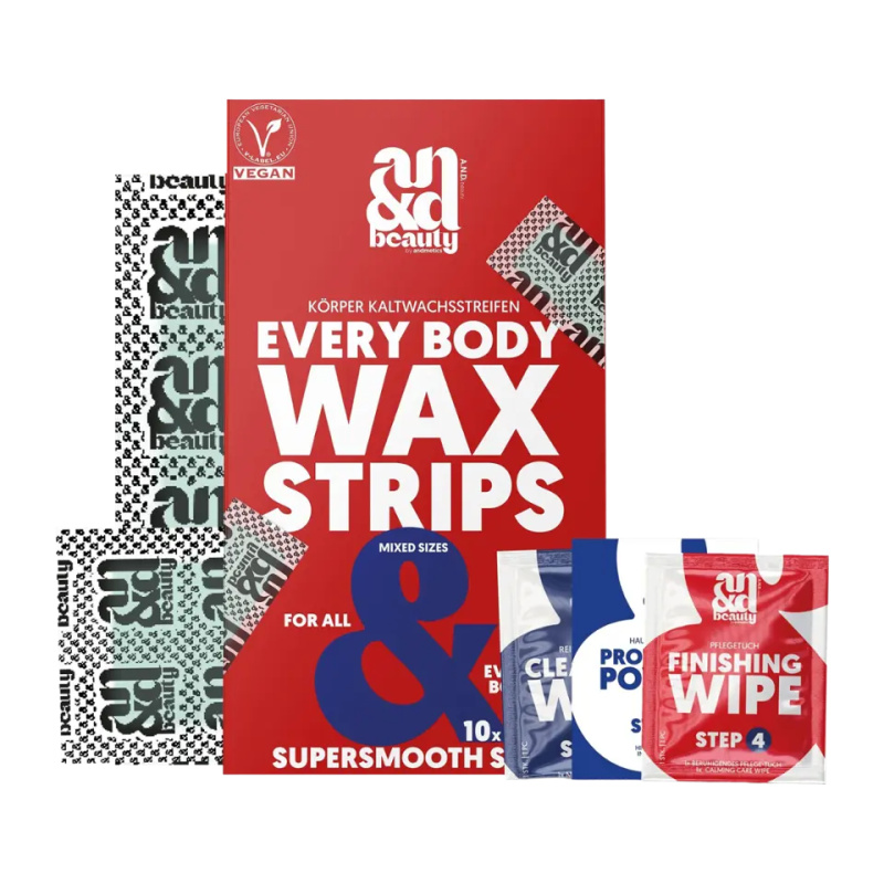 A.N.D. Beauty Wax Strips Every Body voskové depilační pásky na tělo 2x10 ks