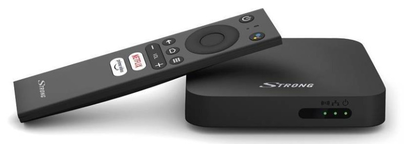 Multimediální centrum Strong SRT 401 LEAP-S1 / HDMI / 8 GB / 2 GB / 2x USB / LAN / Wi-Fi / Bluetooth / černá Varianta: ivi1