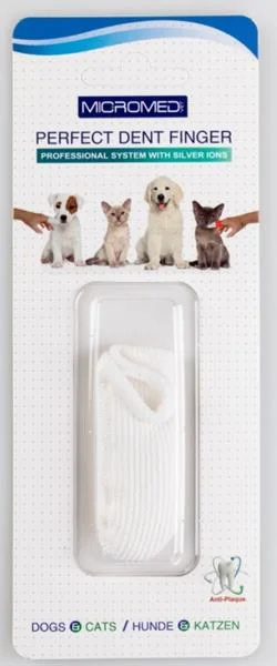 MICROMED Kartáček zubní na prst pes 1 ks