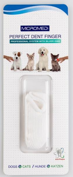 MICROMED Kartáček zubní na prst pes 1 ks