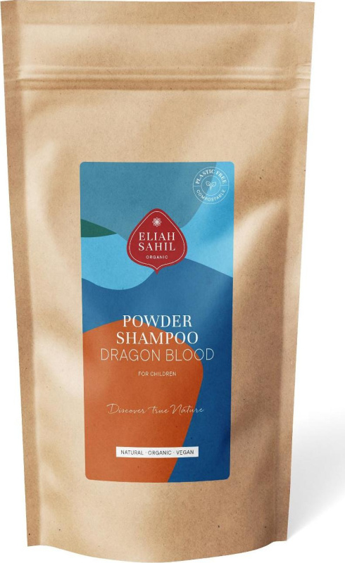 Eliah Sahil Organic Práškový šampon pro děti dragon blood 250 g, náplň