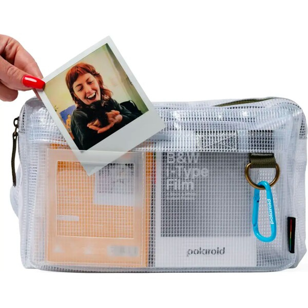 Polaroid Ripstop Crossbody Clear Čirá