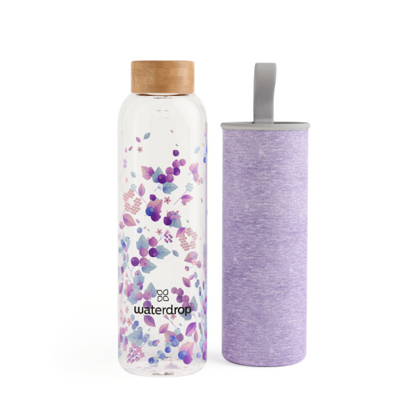 Waterdrop Glass Edition skleněná láhev na vodu Boost 600 ml