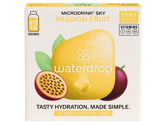 Waterdrop Passion Fruit ananasová jahoda, marakuja, opuncie 12 ks