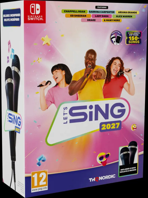 NS - Let’s Sing 2027 + 2 mikrofony