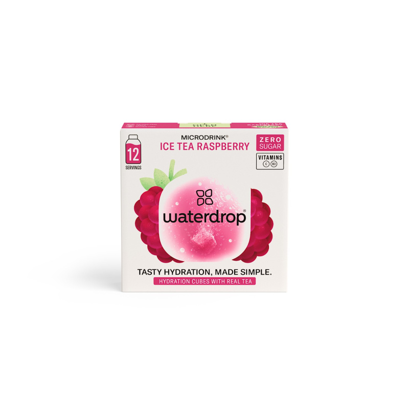 Waterdrop Ice Tea Raspberry 12 ks