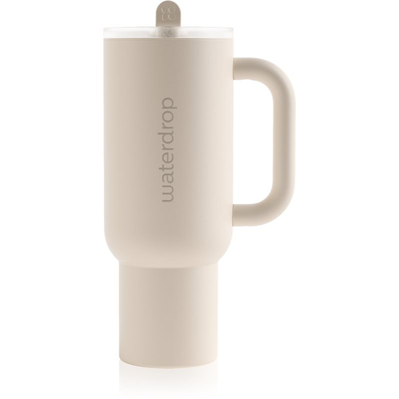Waterdrop Explorer Tumbler nerezový tumbler s brčkem White 1100 ml