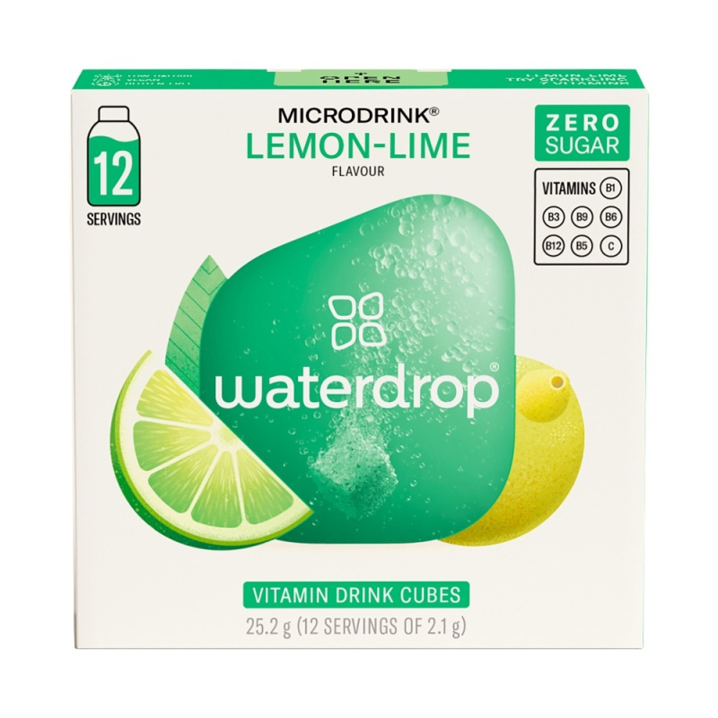 WATERDROP Citrón a limetka 12 kusů