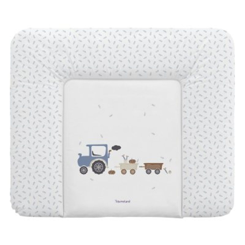 TRÄUMELAND přebalovací podložka Little Farm Blau 75 x 85 cm