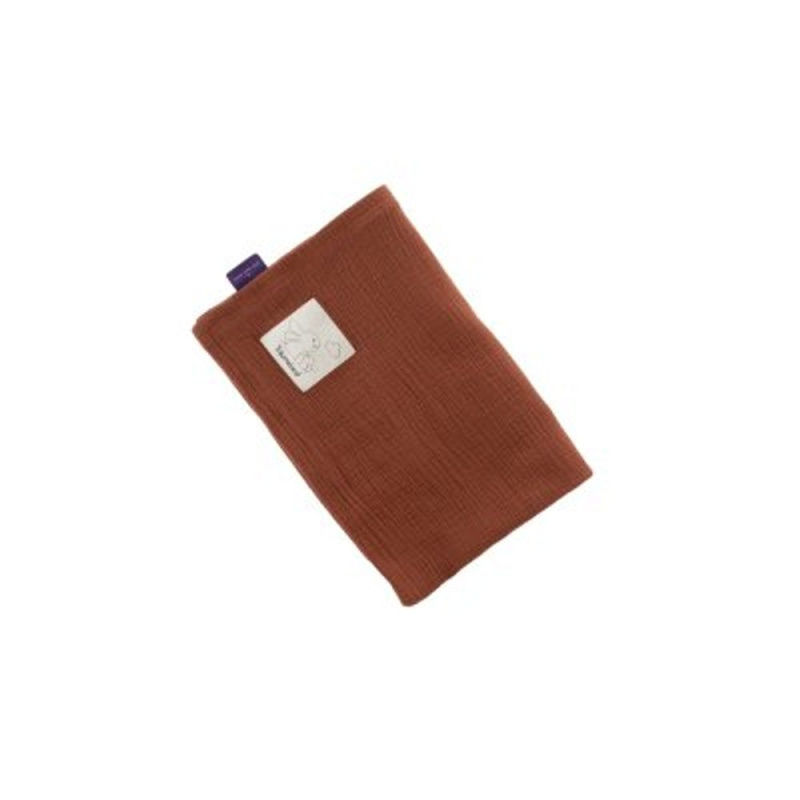 TRÄUMELAND Mušelínová deka 100 x 75 cm Terrakotta