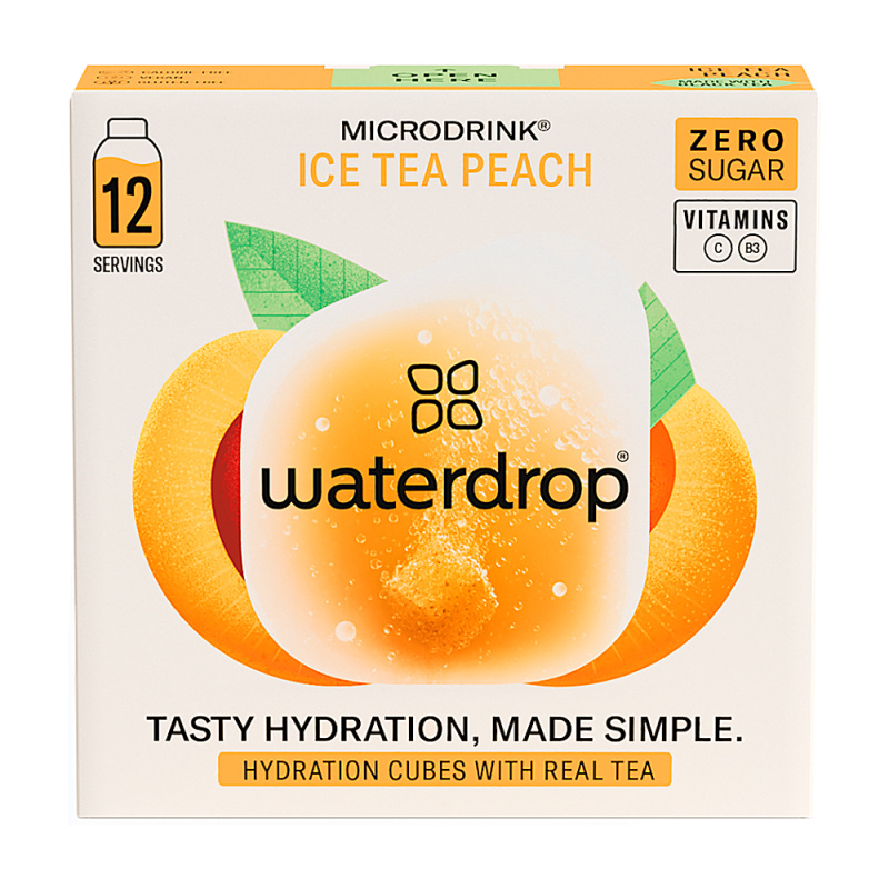 WATERDROP Ice tea broskev 12 kusů