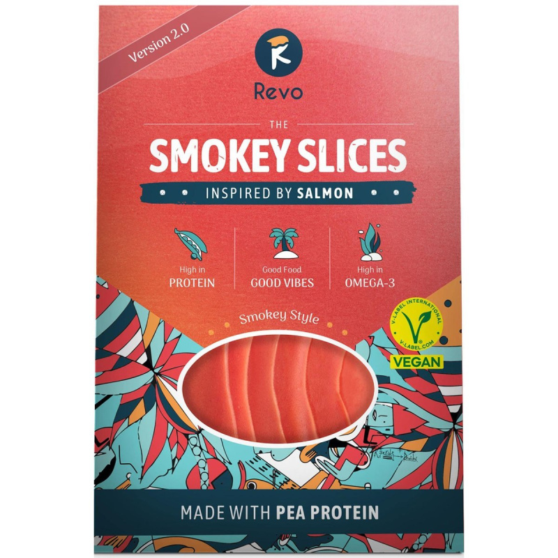 Revo Foods The slices rostlinná alternativa lososa