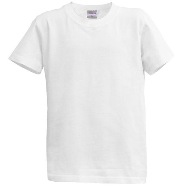Dětské tričko krátký rukáv XL - bílé (14-15 let)