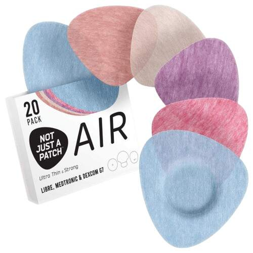 NOT JUST A PATCH Air náplast k CGM senzorům multicolor 20 kusů