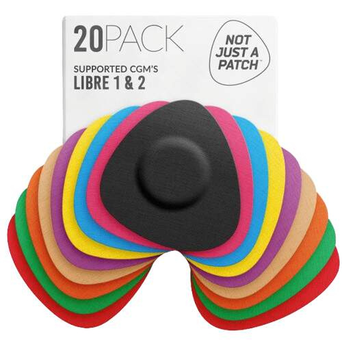 NOT JUST A PATCH Náplast k senzorům FSL / Medtronic multicolor 20 ks