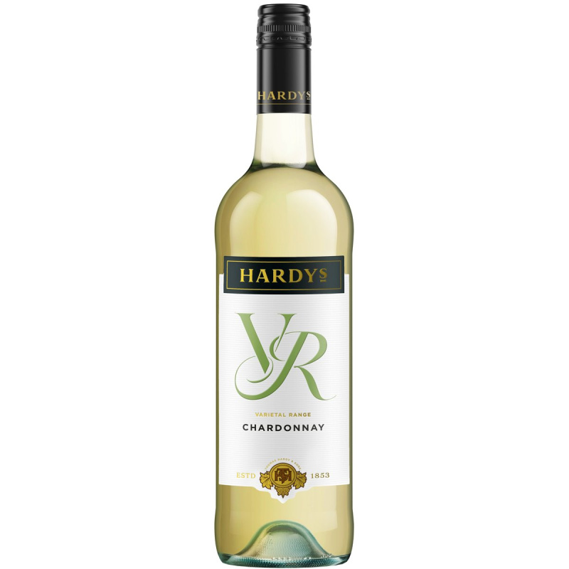 Hardys VR Chardonnay - bílé víno, 0,75 l - dárkové balení