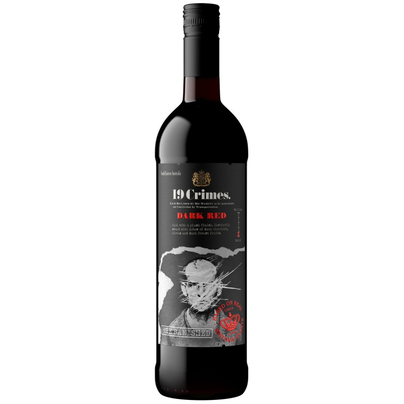 19 Crimes Banished Dark Red