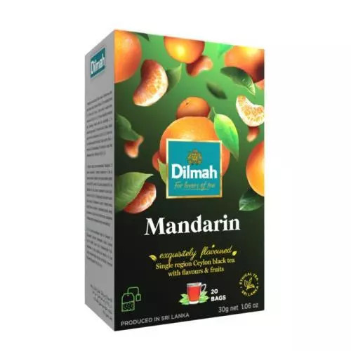 Dilmah Černý čaj Mandarinka nálevové sáčky 20x1,5 g