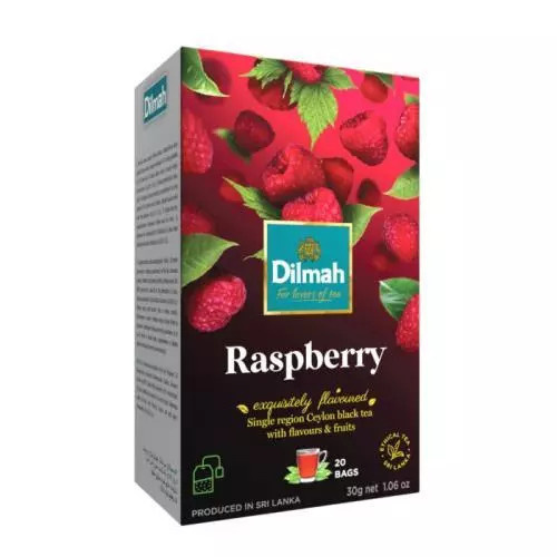 Dilmah Černý čaj Malina nálevové sáčky 20x1,5 g