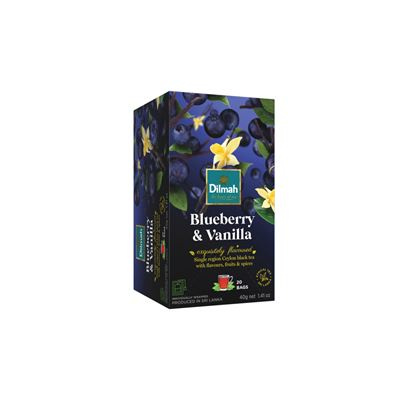 Dilmah - černý čaj - borůvka a vanilka