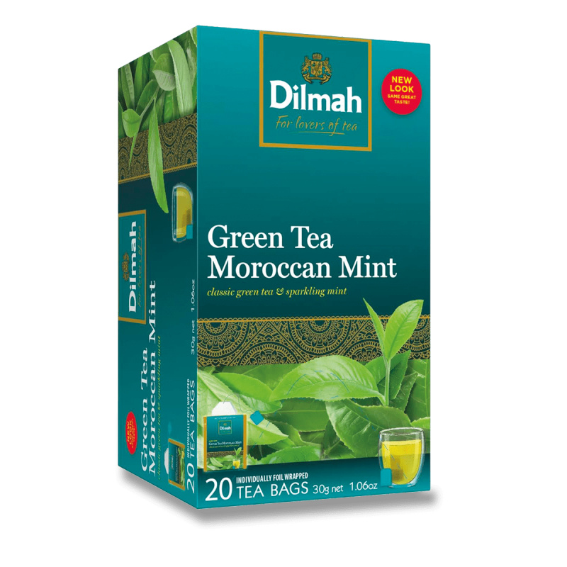 Dilmah - zelený čaj - Mint, 20 ks