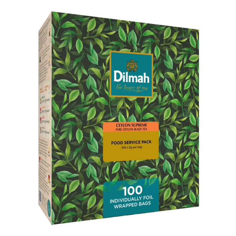 Černý čaj Dilmah, English Breakfast - 100 x 2 g