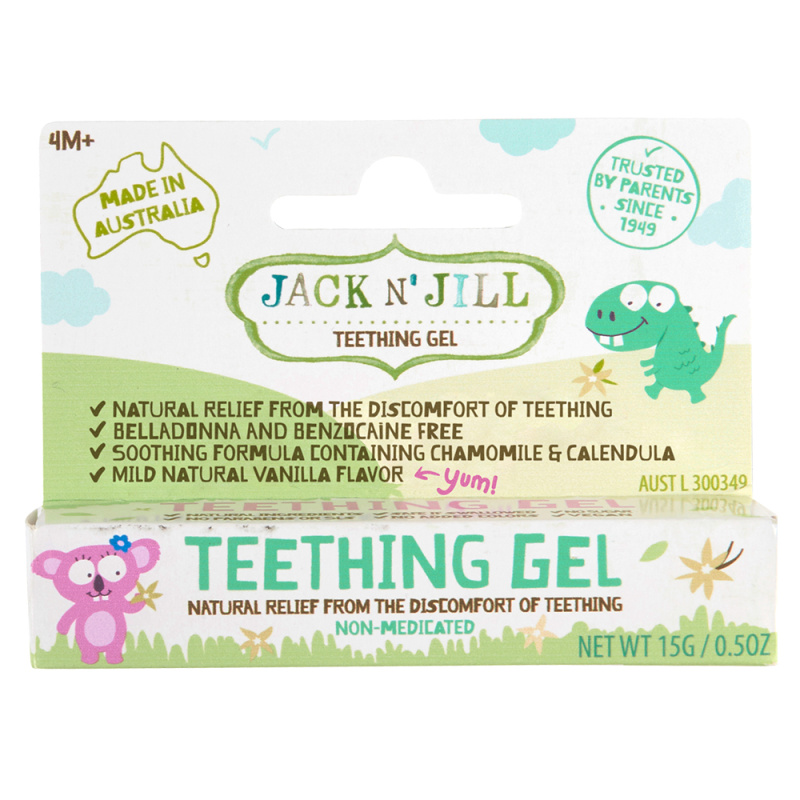 JACK N' JILL Jack N Jill Gel na prořezávání zoubků, 15g