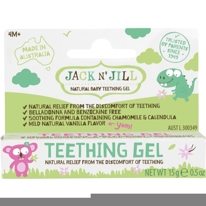 JACK N' JILL Jack N Jill Gel na prořezávání zoubků, 15g