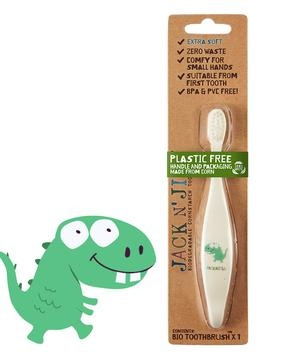JACK N' JILL Dětský zubní kartáček DINO - extra měkký