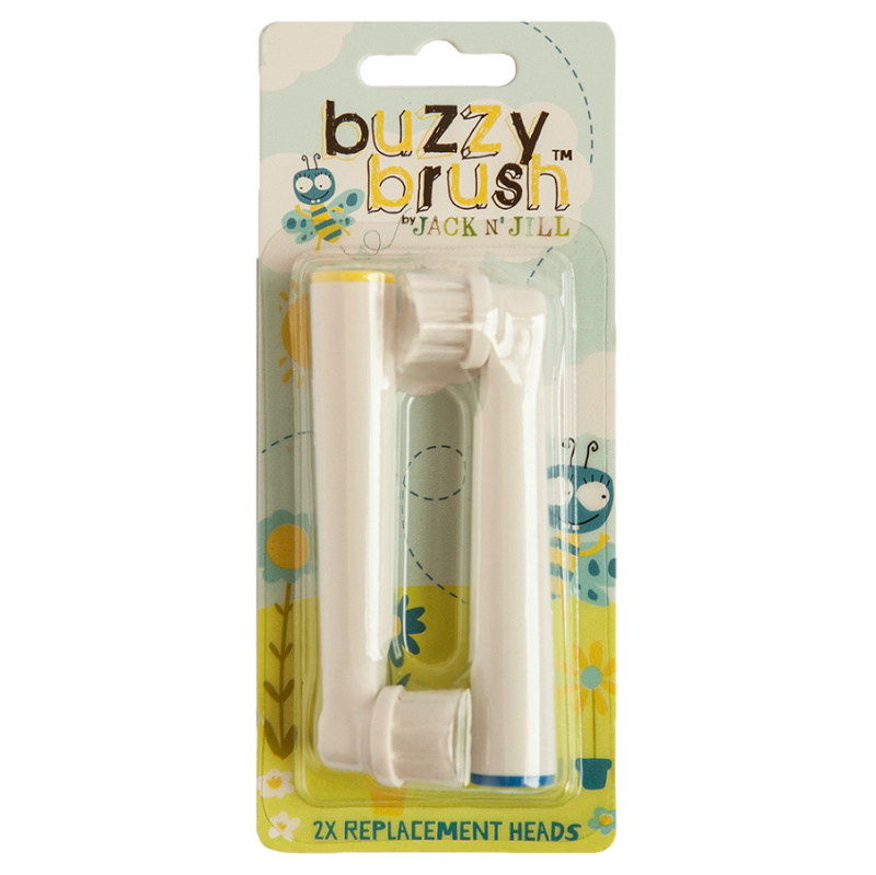 JACK N' JILL Náhradní hlavice na elektrický zubní kartáček BUZZY BRUSH
