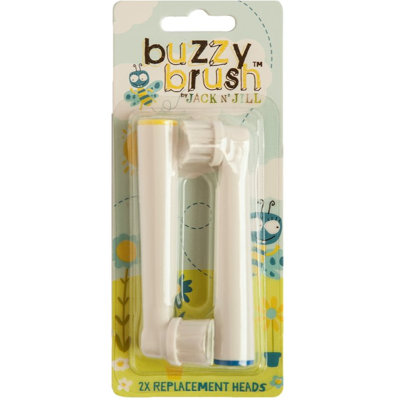 JACK N' JILL Náhradní hlavice na elektrický zubní kartáček BUZZY BRUSH