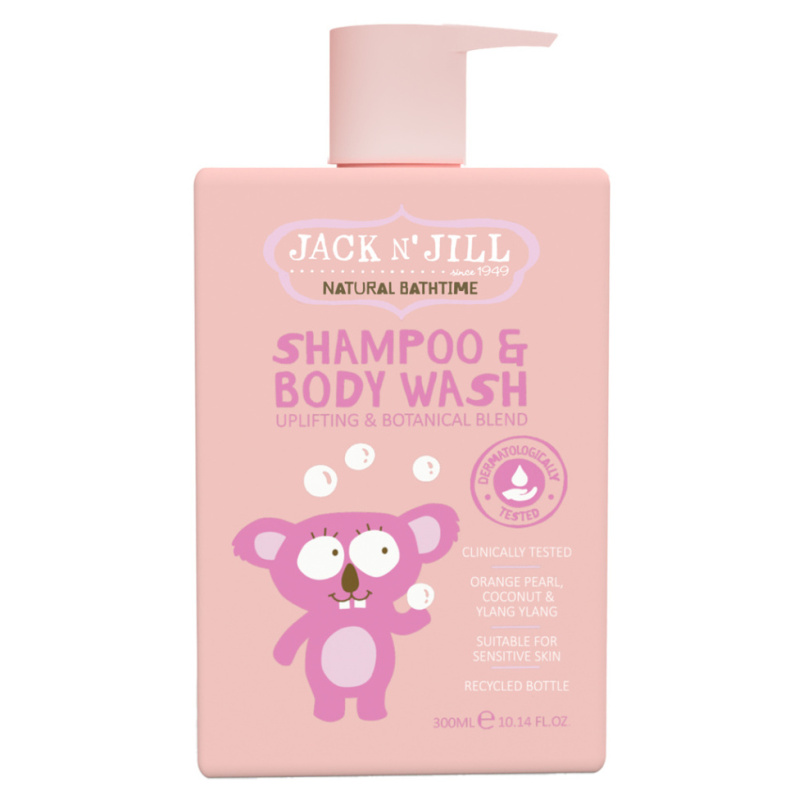 Jack N' Jill Natural Bathtime Šampon a sprchový gel, 300ml