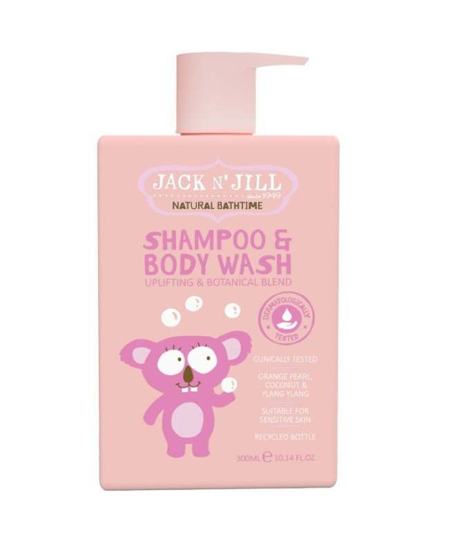Jack N' Jill Natural Bathtime Šampon a sprchový gel, 300ml