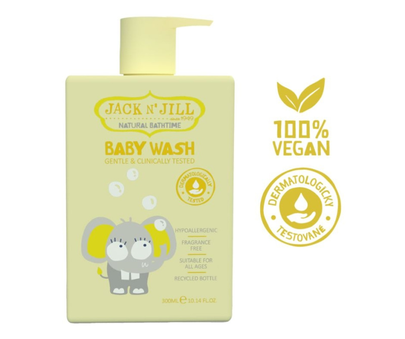 Jack N' Jill Natural Bathtime Sprchový gel pro miminka, 300ml