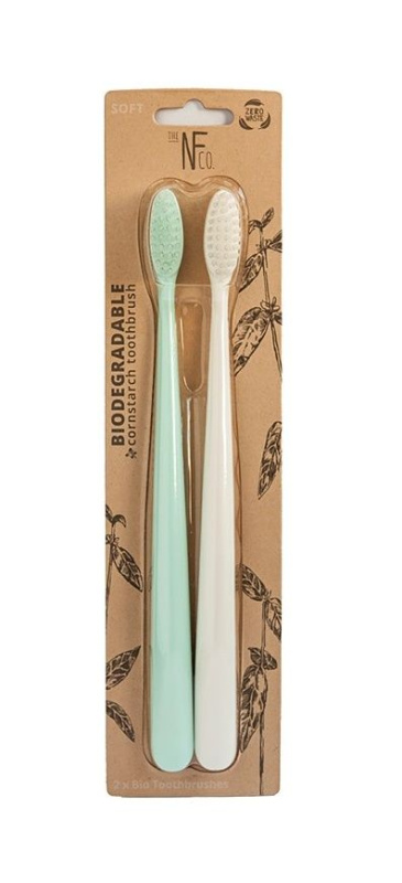 The NATURAL FAMILY co. NFco. BIO zubní kartáček Mátový + Bílý