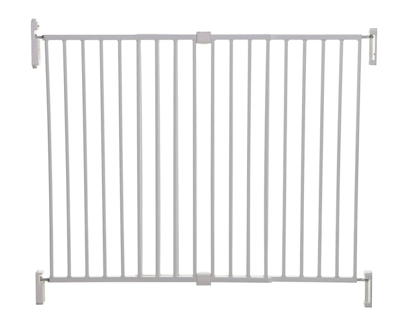 Bezpečnostní zábrana DREAMBABY Broadway, 2dílná, extra široká, 76–134,5 cm, bílá