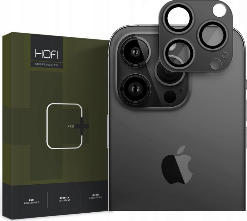 Hofi Ochranné sklo na zadní kameru iPhone 15 Pro / iPhone 15 Pro MAX - Hofi, Cam Pro+ Black