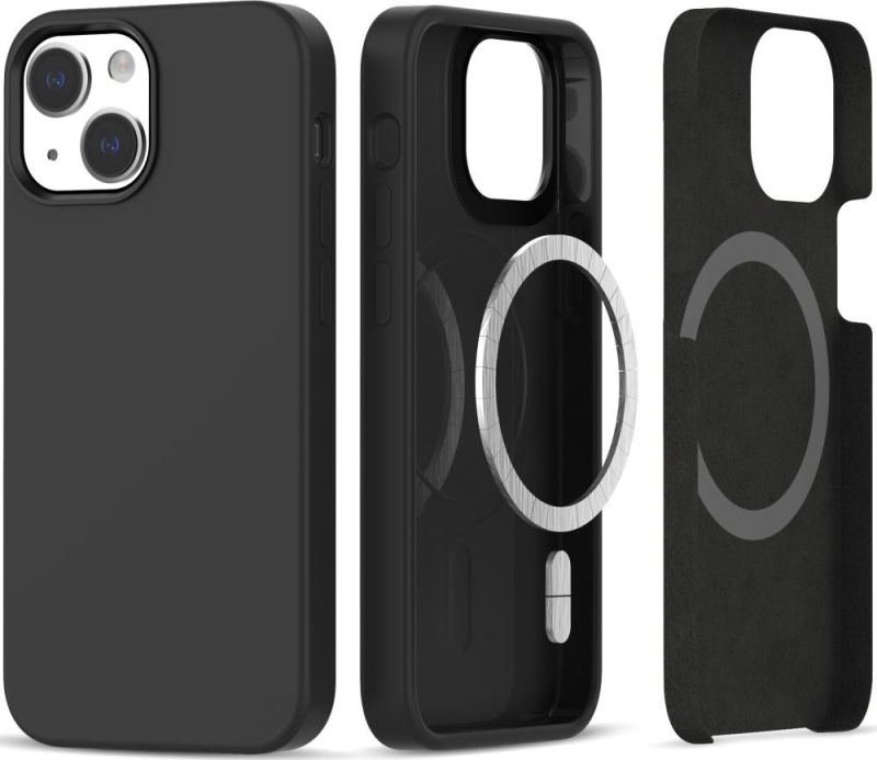 Tech-Protect Ochranný kryt na iPhone 13 / 14 - Tech-Protect, Silicone MagSafe Black