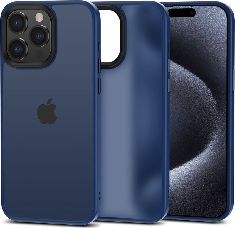 Tech-Protect Ochranný kryt na iPhone 15 Pro - Tech-Protect, Magmat Matte Navy