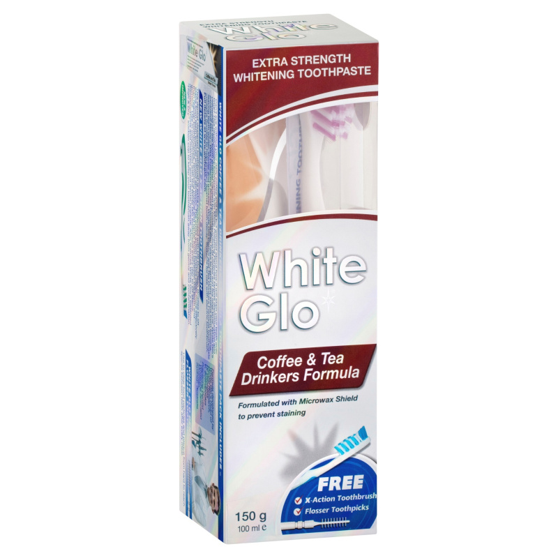 White Glo Coffee & Tea Drinkers Formula sada zubní péče