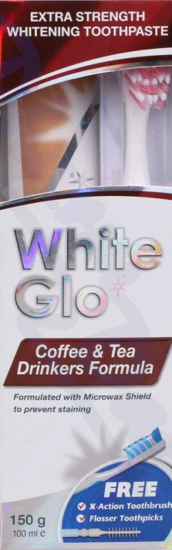 White Glo Coffee & Tea Drinkers Formula sada zubní péče