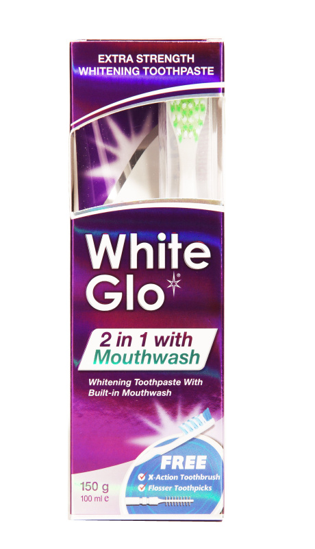 White Glo Professional 2 in1 sada zubní péče 2 v 1
