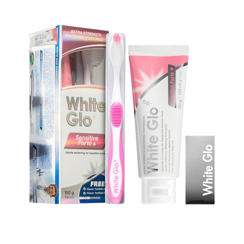 White Glo Sensitive Forte sada zubní péče