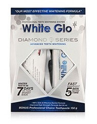 White Glo Diamond Series Whitening System sada pro bělení zubů